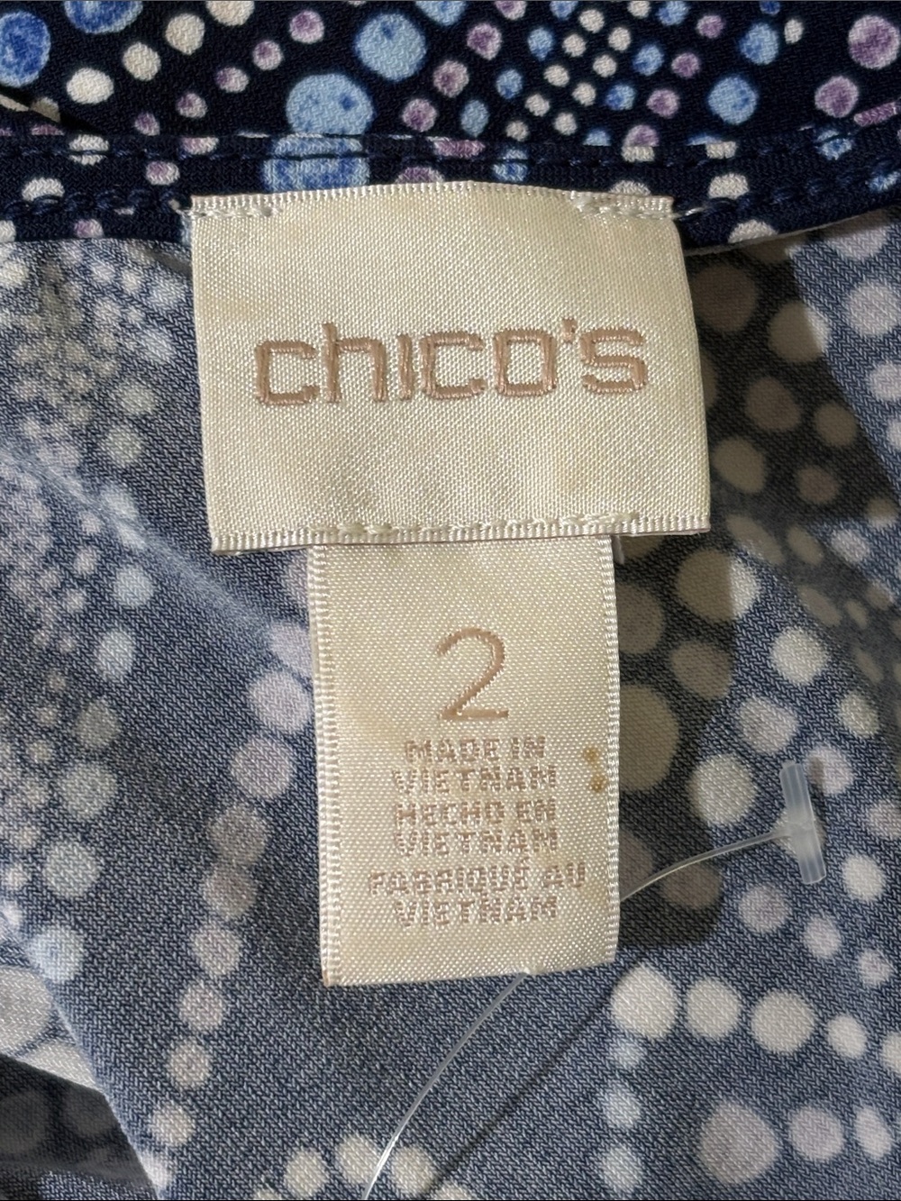 Chico’s V-neck Midi Dress - Picture 4 of 5